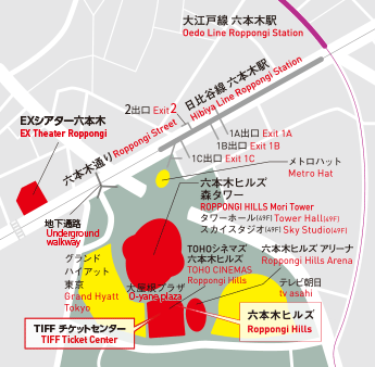 六本木会場地図